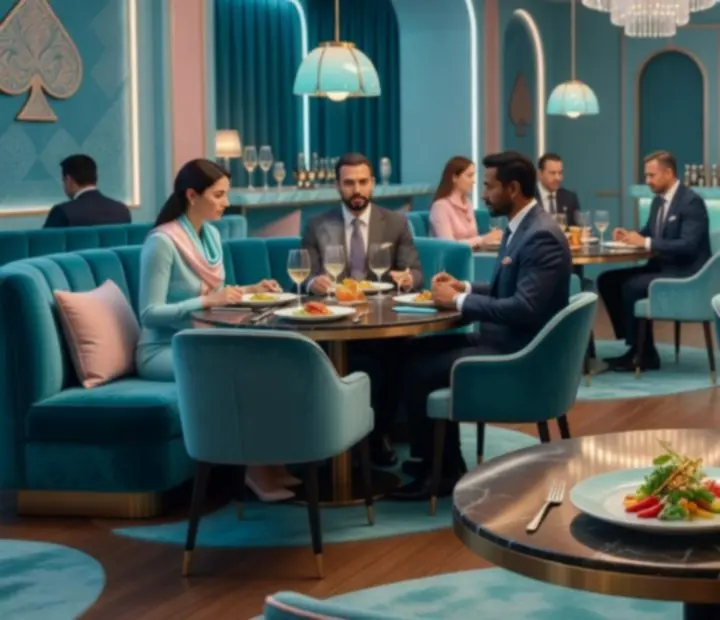 Stylová prezentace jídel v prostředí restaurace Casavelier