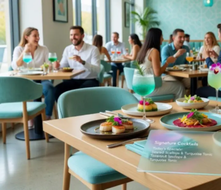 Moderní prezentace jídel v restauraci Casavelier