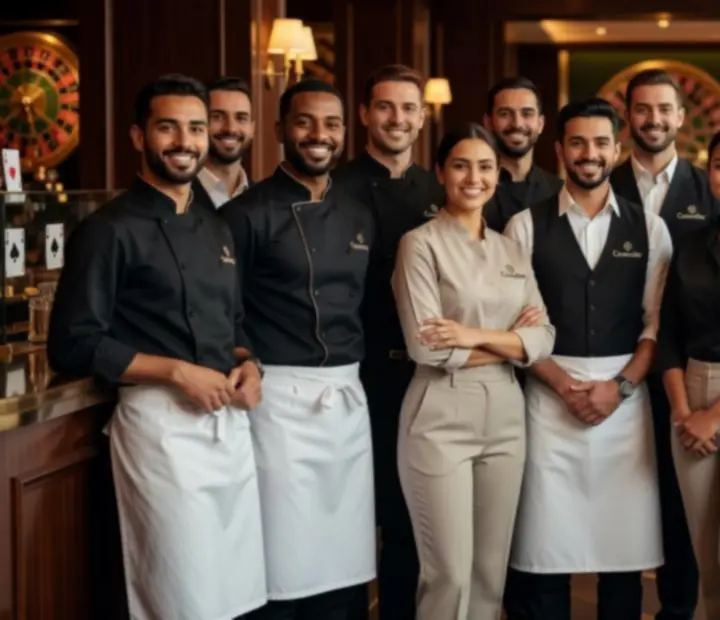 Tým restaurace Casavelier – kuchaři, barmani a obsluha